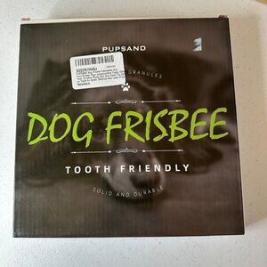 Dog Frisbee Durable Rubber Flying Disc for Dog Chew Toy for Dog Purple Frisbee